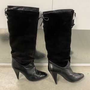 Vintage 80’s Black Barefoot Originals Boots